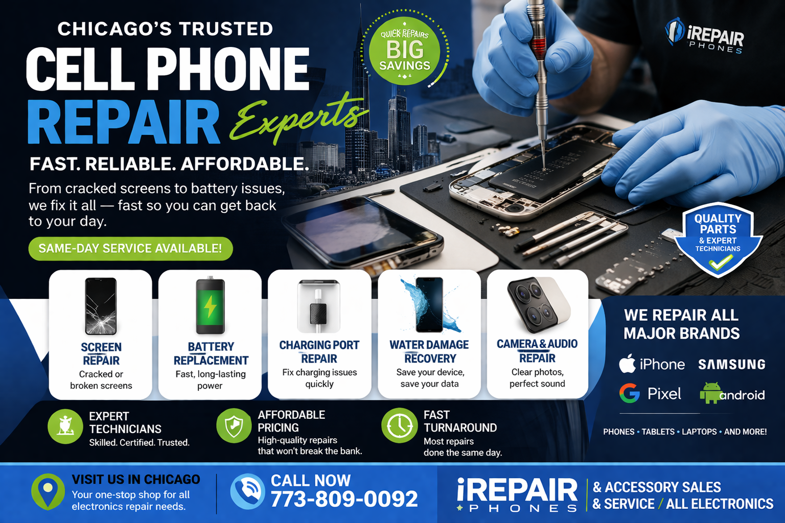 Expert Cell Phone Repair in Chicago – Fast, Reliable & Affordable Service